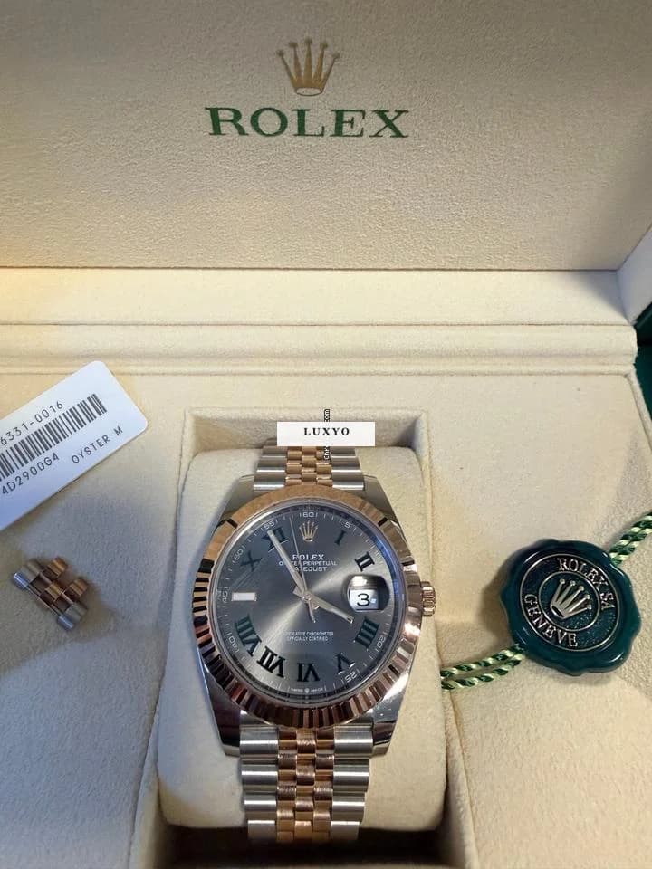 Rolex Datejust 41 Set Complet Rolex Wimbledon, etat neuf - Thumbnail 9