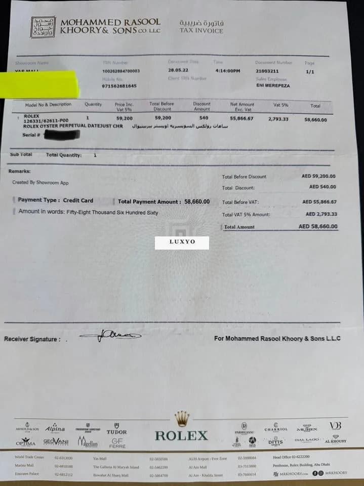 Rolex Datejust 41 Set Complet Rolex Wimbledon, etat neuf - Thumbnail 10