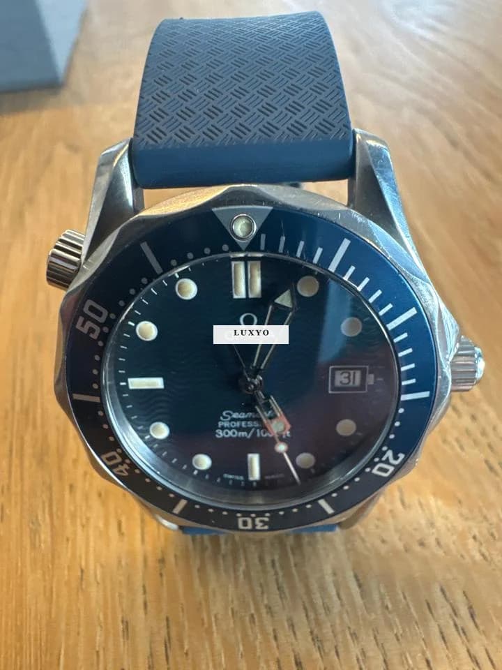 Omega Seamaster Comes with rubber strap (blue) - Thumbnail 5