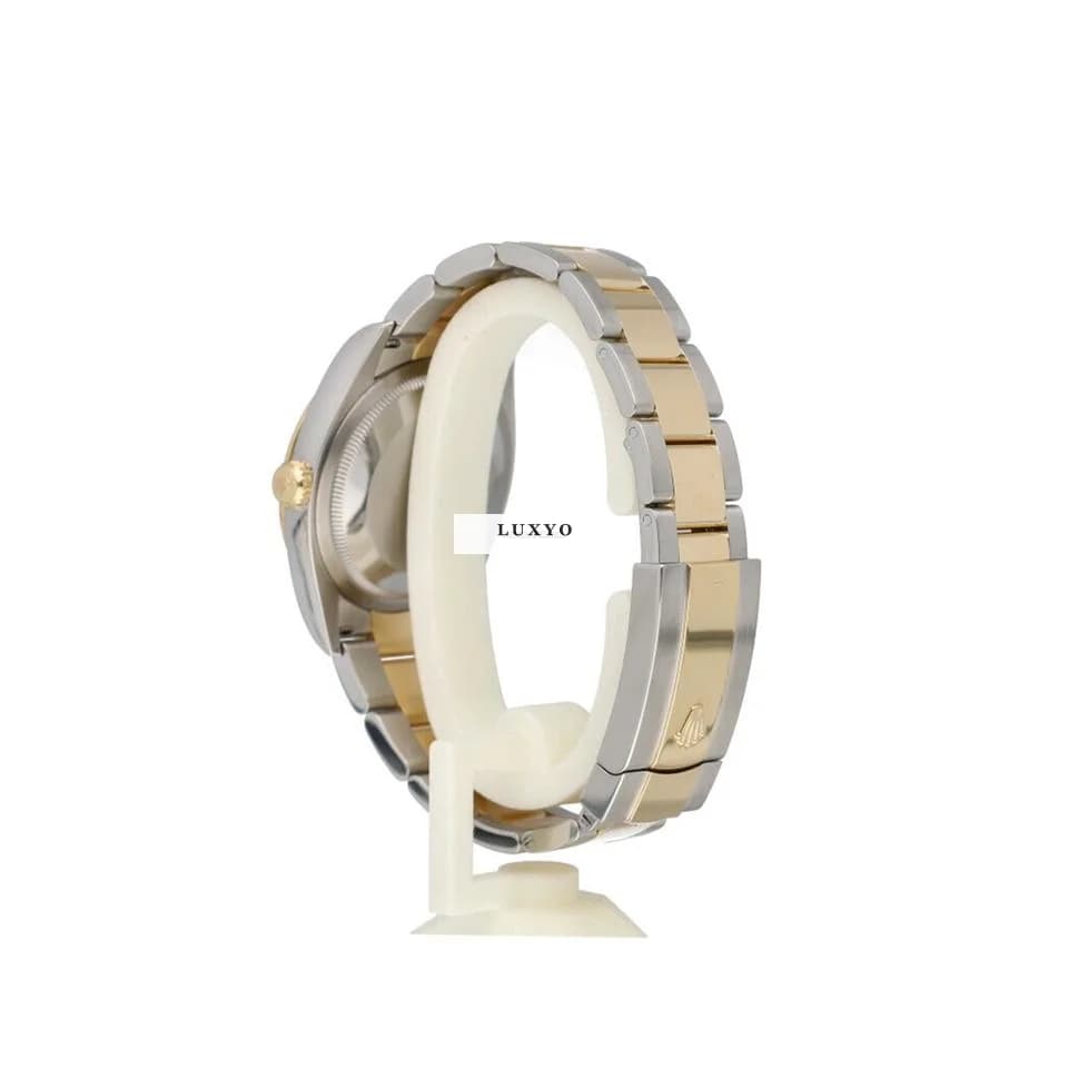 Rolex Datejust 36 2019 box + papers | steel - yellow gold white roman domed Oyster - Thumbnail 5