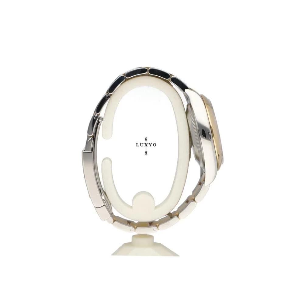 Rolex Datejust 36 2019 box + papers | steel - yellow gold white roman domed Oyster - Thumbnail 8