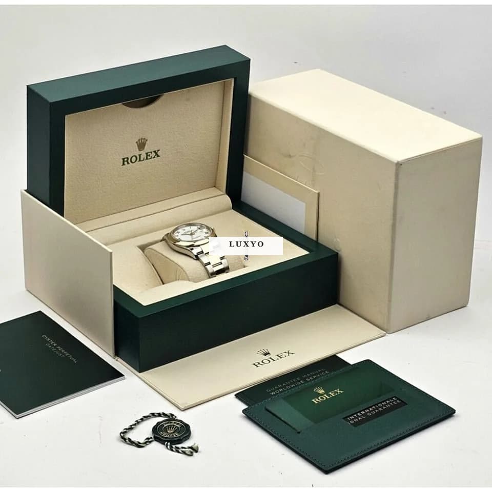 Rolex Datejust 36 2019 box + papers | steel - yellow gold white roman domed Oyster - Thumbnail 10