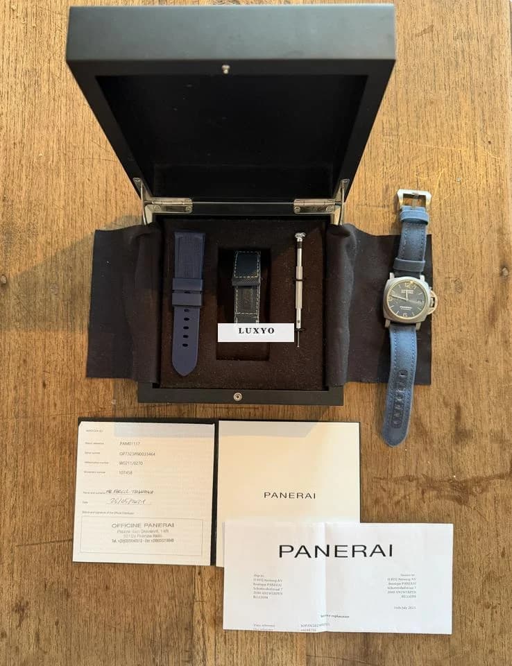 Panerai Luminor Marina 44mm Pam01117 Panerai Luminor marina 70 years limited edition 211 of 270 - Thumbnail 2