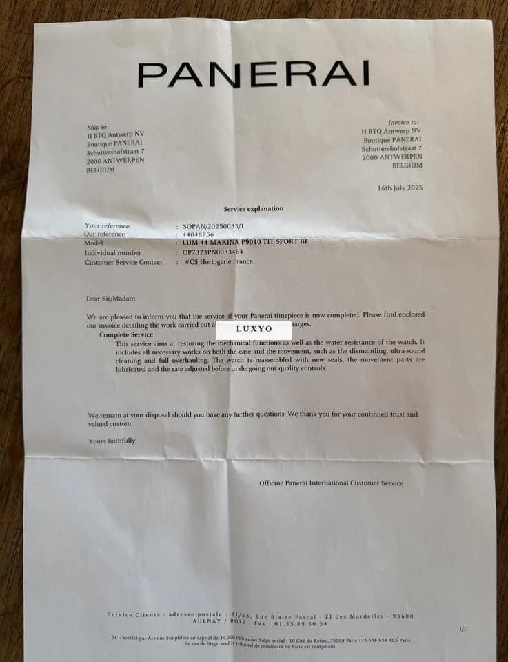 Panerai Luminor Marina 44mm Pam01117 Panerai Luminor marina 70 years limited edition 211 of 270 - Thumbnail 9