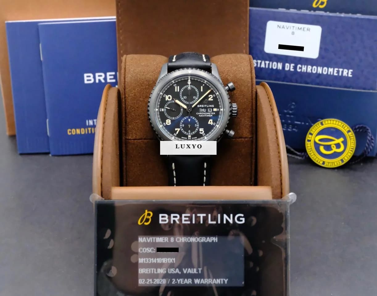 Breitling Navitimer 8 M13314 / BOX & PAPERS 2020 / Black Dial Chronograph / Automatic / 43mm - Thumbnail 2