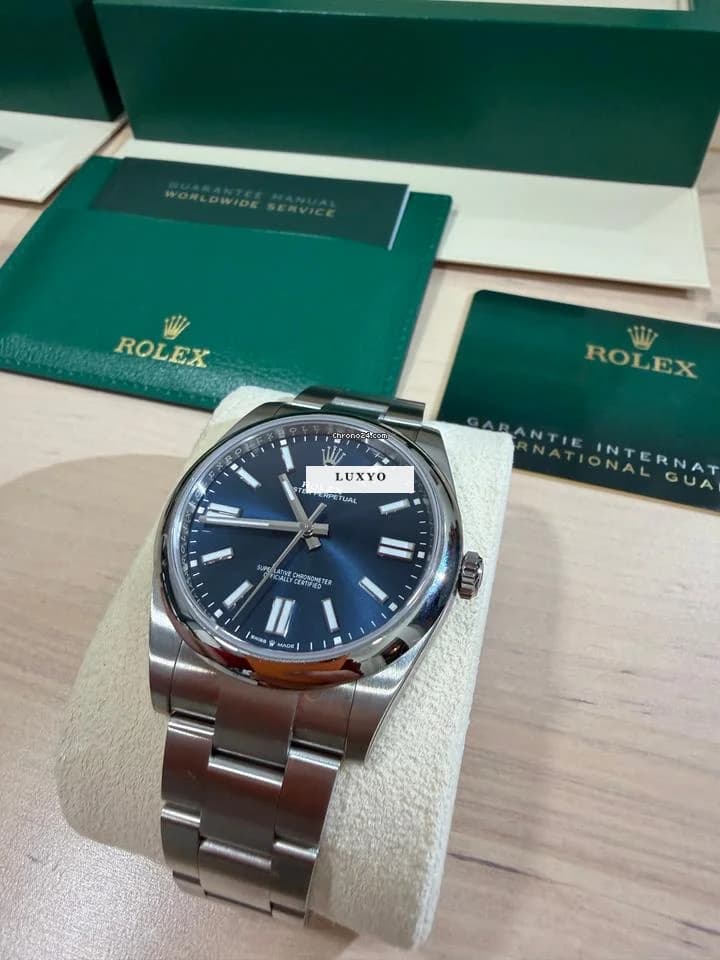 Rolex Oyster Perpetual 41 Full set. Unworn - Thumbnail 4