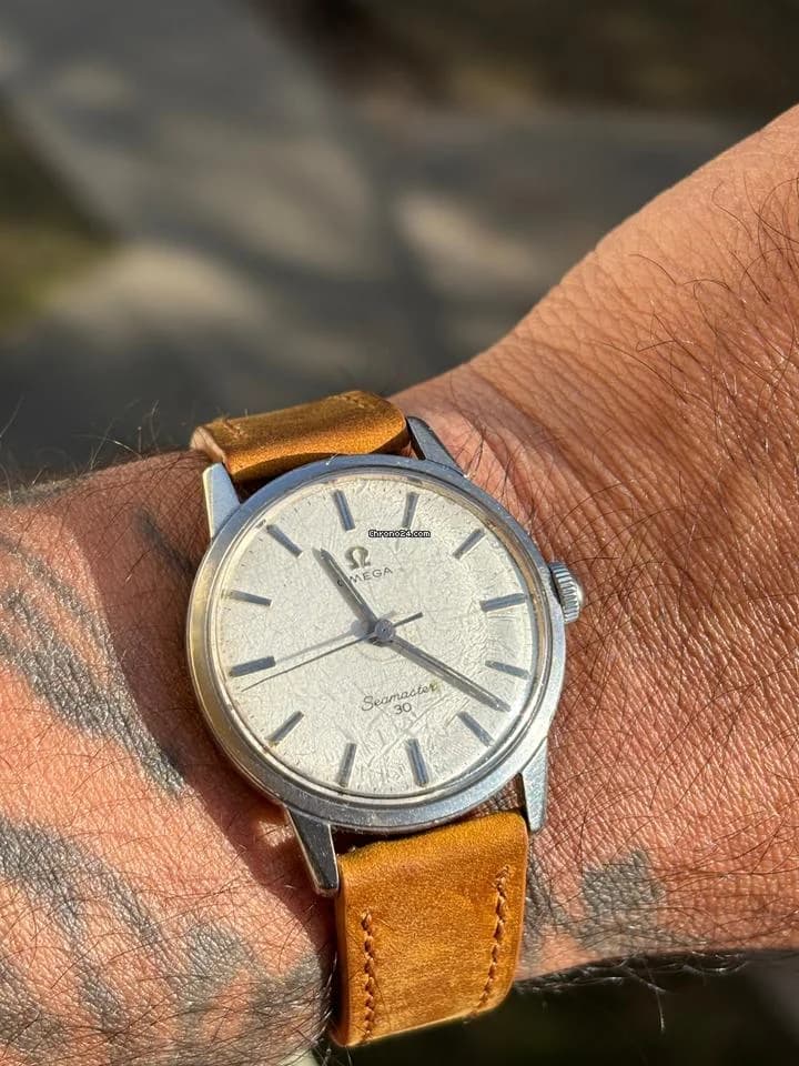 Omega Seamaster 30 Ref. 135.007.066 Cal 286 Running, Great Patina - Thumbnail 4