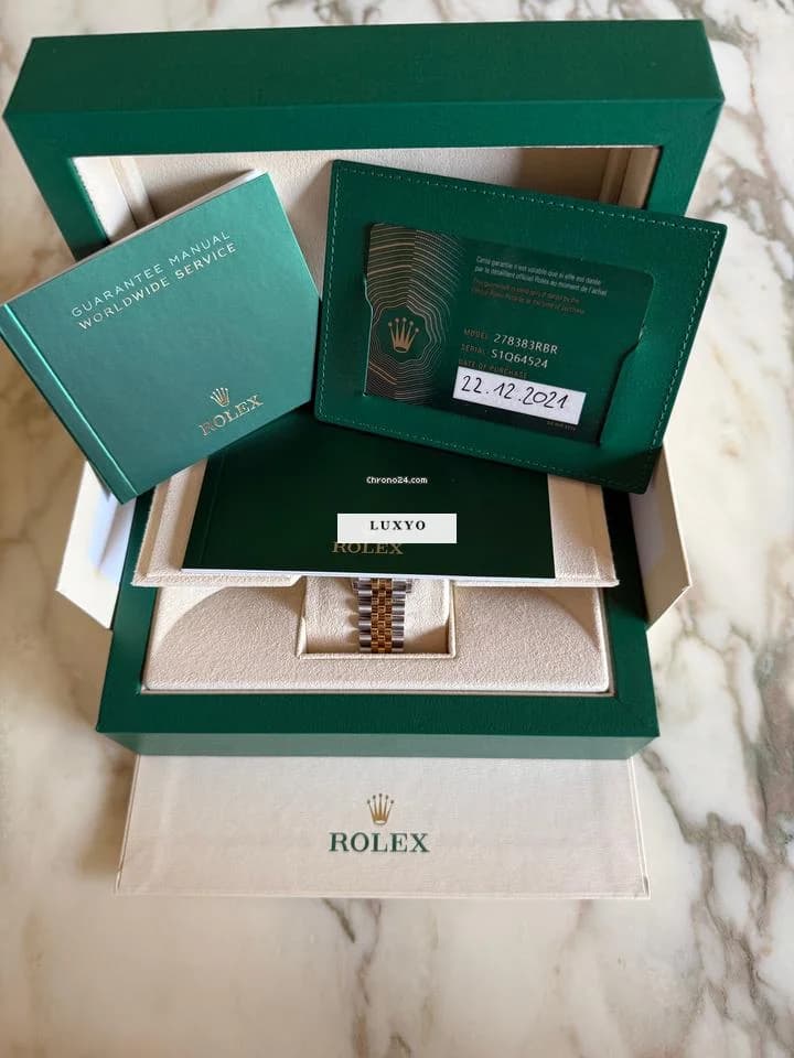 Rolex Datejust 31 Box + Card ungetragen (Gehäuse noch foliert) - Thumbnail 9