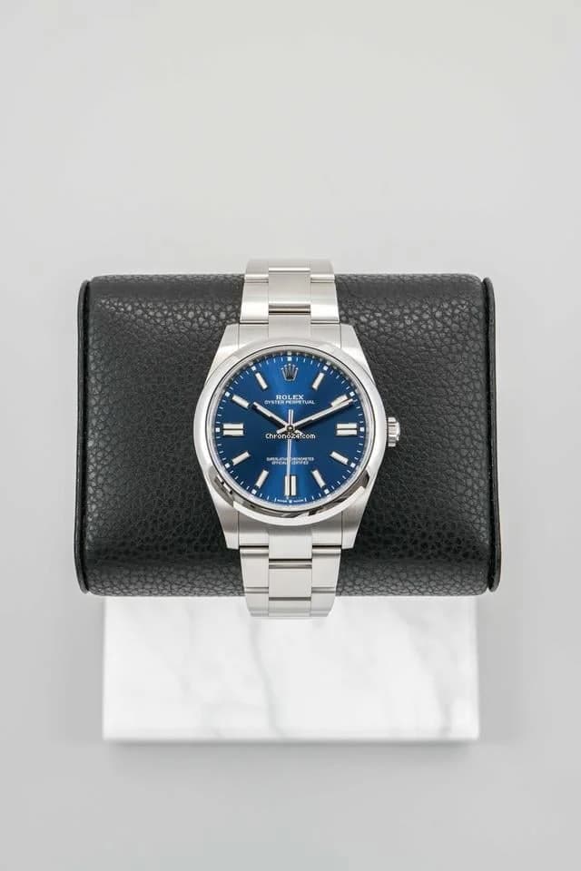 Rolex Oyster Perpetual 41 Blue dial - Thumbnail 11