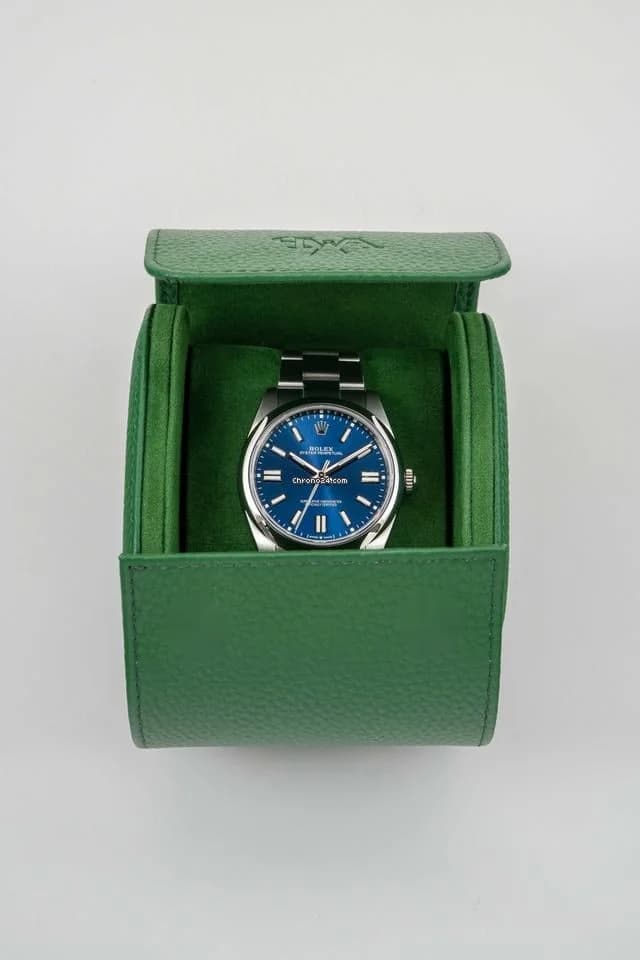 Rolex Oyster Perpetual 41 Blue dial - Thumbnail 12