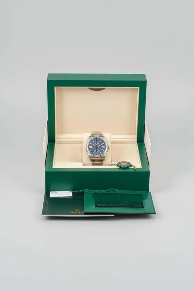 Rolex Oyster Perpetual 41 Blue dial - Thumbnail 13
