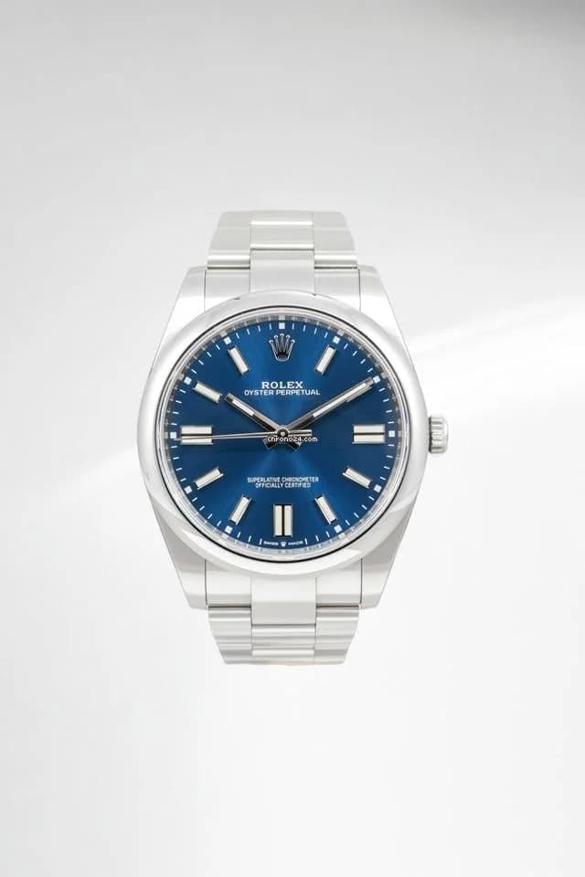 Rolex Oyster Perpetual 41 Blue dial - Thumbnail 14