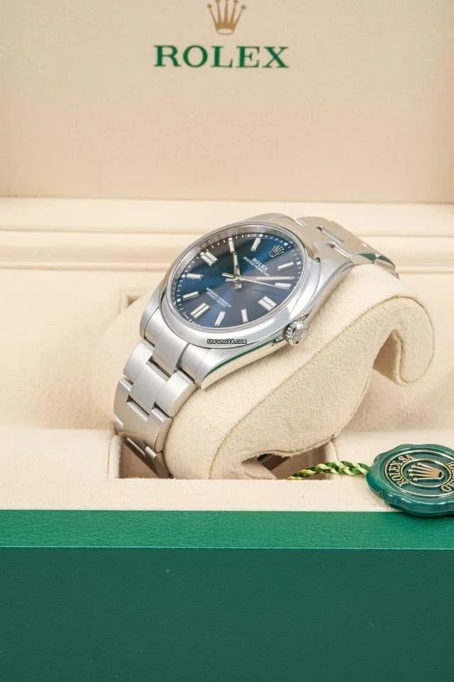 Rolex Oyster Perpetual 41 Blue dial - Thumbnail 7