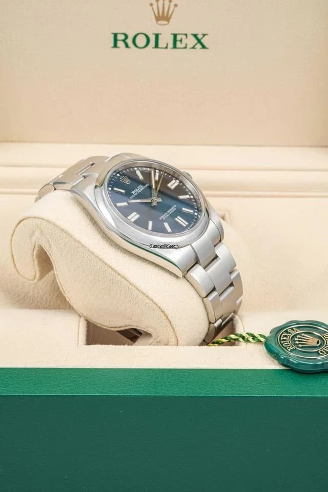 Rolex Oyster Perpetual 41 Blue dial - Thumbnail 8