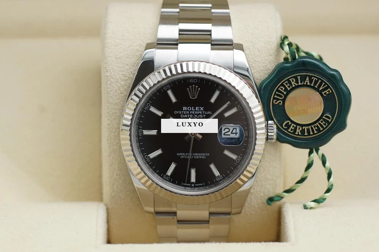 Rolex Datejust 41 126334 Schwarz Full-Set 2021