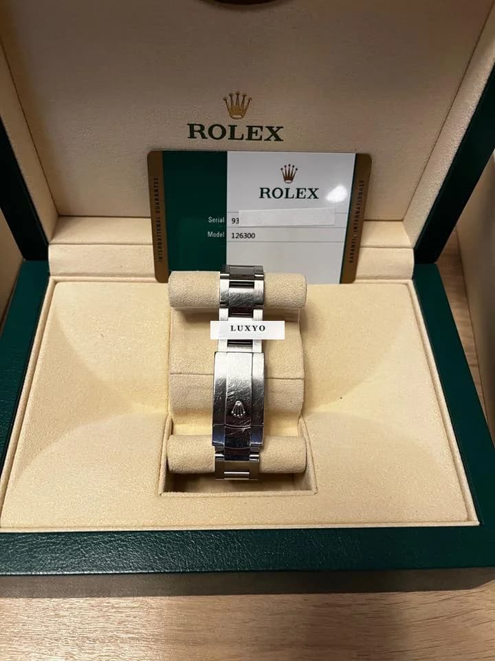 Rolex Datejust 41 Rolex Datejust 41 126300 Blue Dial Oyster Full Set - Thumbnail 8