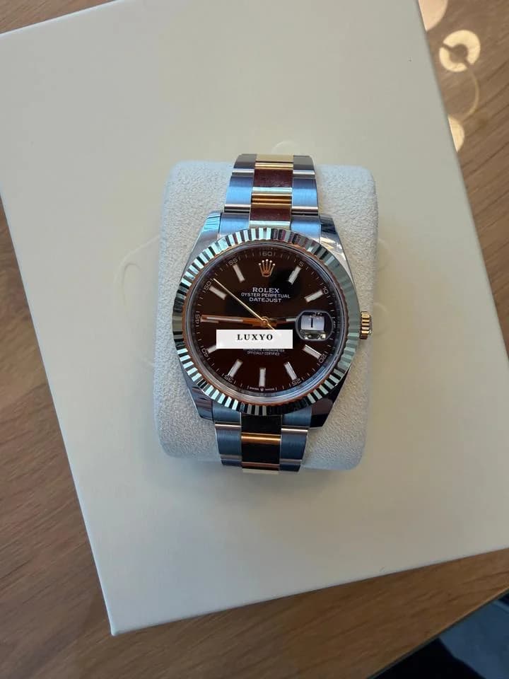 Rolex Datejust 41 Rolex Datejust 41 - Gelbgold, Stahl- schwarzes Zifferblatt - Thumbnail 5