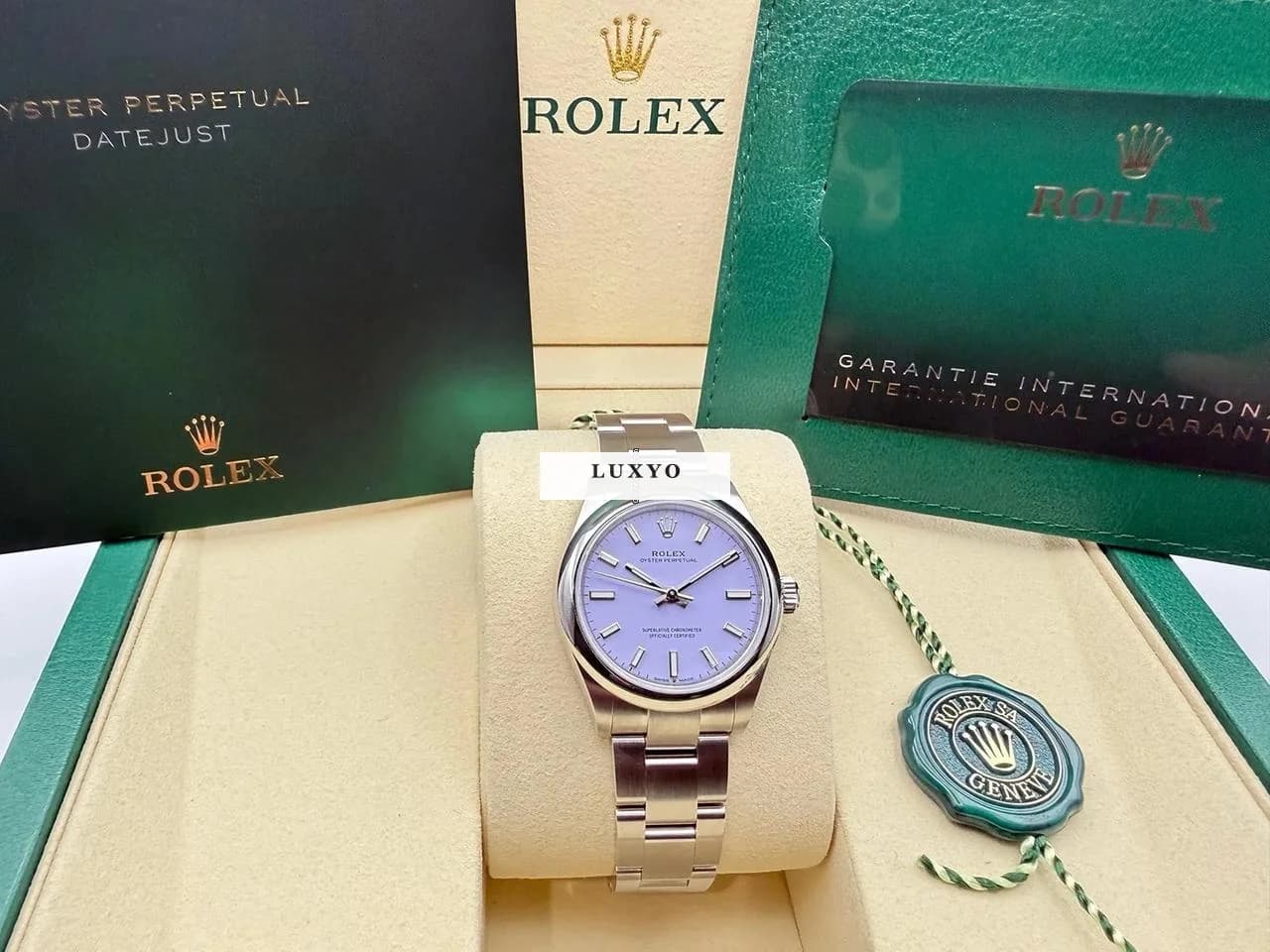 Rolex Oyster Perpetual 31 Jamais portée - Set complet avec garantie - Thumbnail 11