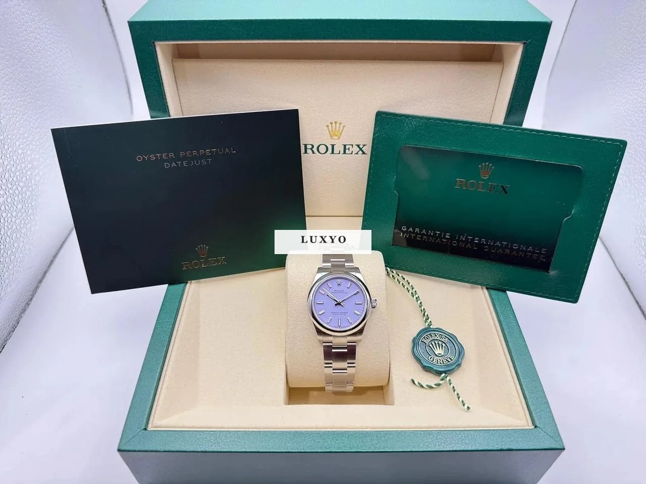 Rolex Oyster Perpetual 31 Jamais portée - Set complet avec garantie - Thumbnail 12