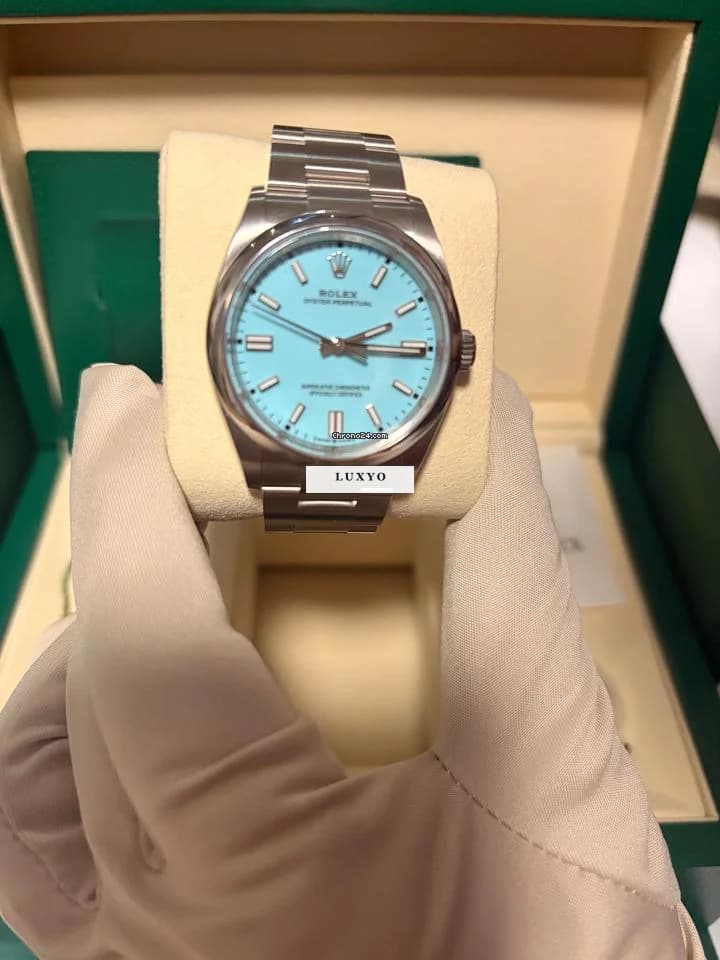 Rolex Oyster Perpetual 36 Rolex OP 36 Tiffany Dial. New / Unworn / Full set 2025 - Image 1