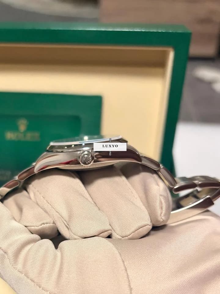 Rolex Oyster Perpetual 36 Rolex OP 36 Tiffany Dial. New / Unworn / Full set 2025 - Thumbnail 12