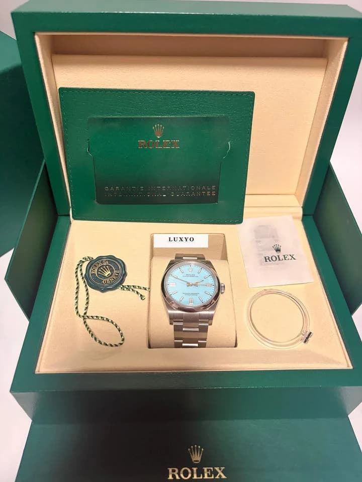 Rolex Oyster Perpetual 36 Rolex OP 36 Tiffany Dial. New / Unworn / Full set 2025 - Thumbnail 5