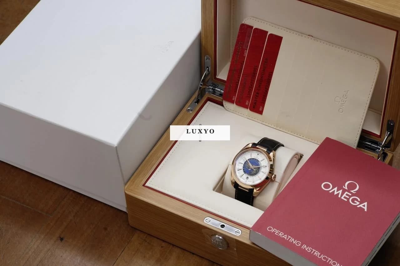 Omega Seamaster Aqua Terra 150m Master Chronometer Gmt Sedna Gold Full set 2020 b/p - Thumbnail 2