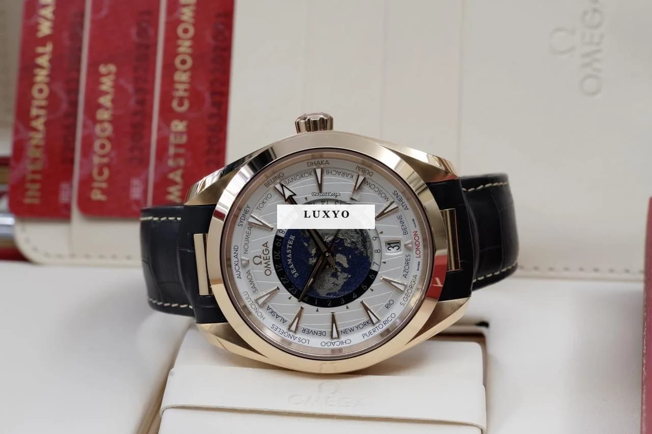 Omega Seamaster Aqua Terra 150m Master Chronometer Gmt Sedna Gold Full set 2020 b/p - Thumbnail 8