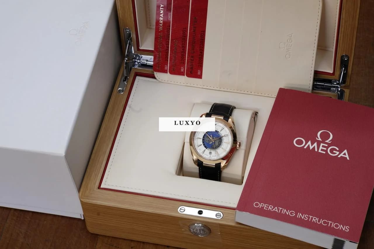 Omega Seamaster Aqua Terra 150m Master Chronometer Gmt Sedna Gold Full set 2020 b/p - Thumbnail 9