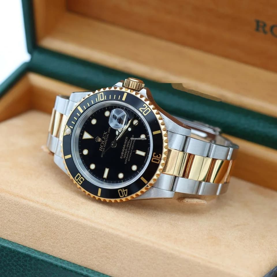 Rolex Submariner Date ref. 16613LN Steel/Gold - Full Set - Thumbnail 5