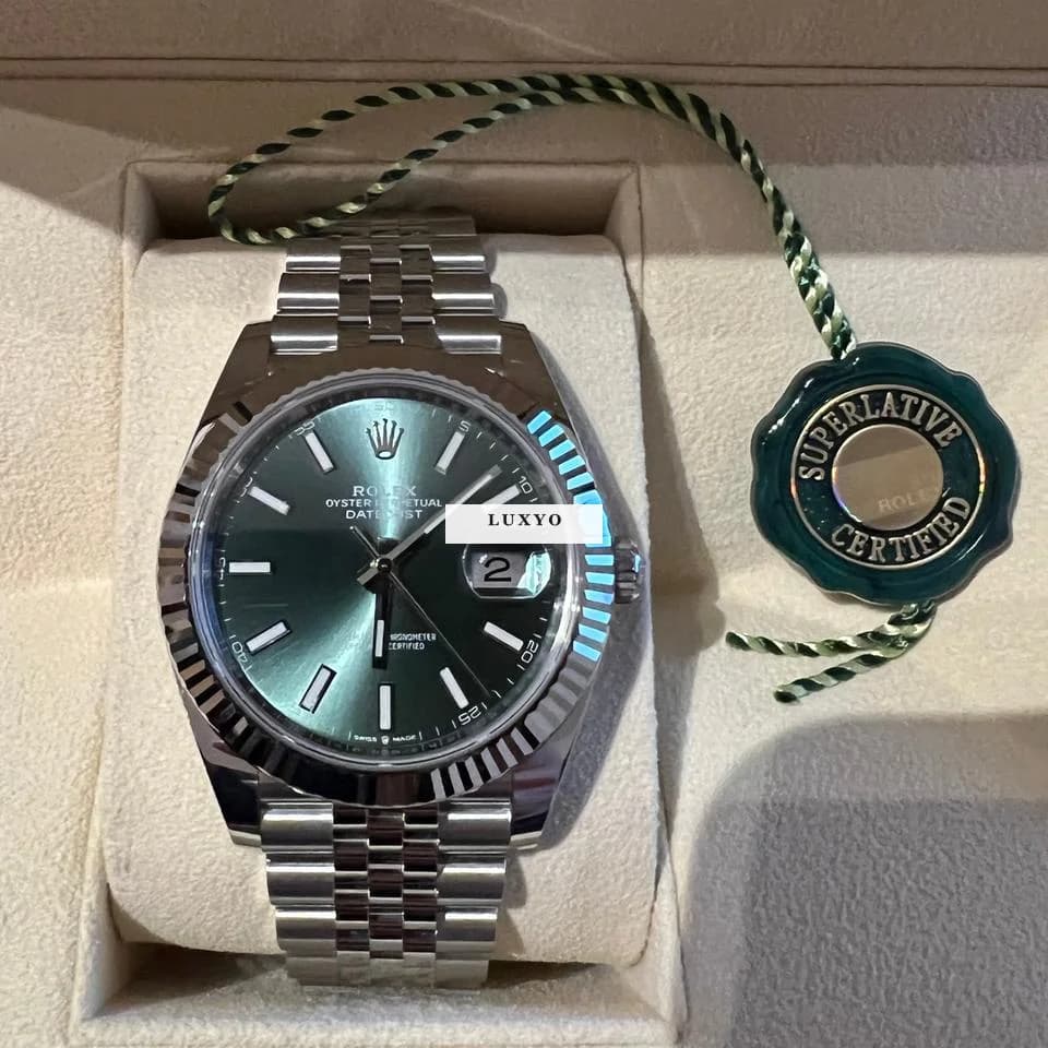 Rolex Datejust 41 Ungetragen, Echtheitsprüfung zu Kosten des Verkäufers - Thumbnail 2