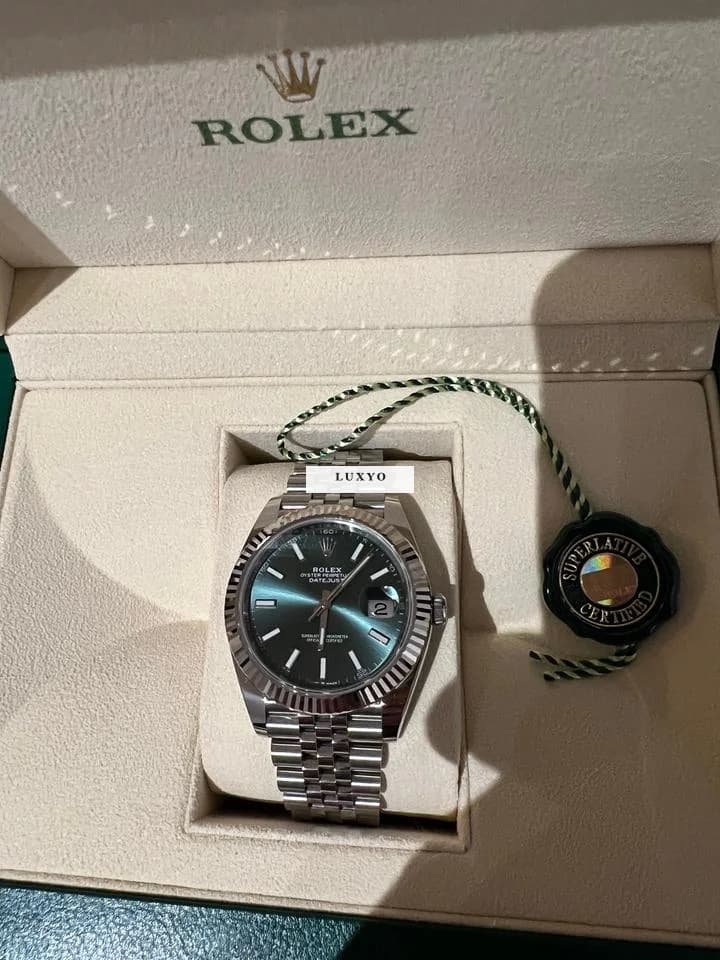 Rolex Datejust 41 Ungetragen, Echtheitsprüfung zu Kosten des Verkäufers - Thumbnail 5