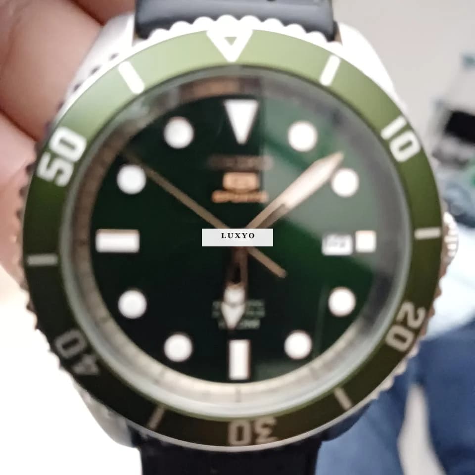 Seiko 5 Sports  Watch Seiko 5 Sports watch Green dial, great timepiece - Thumbnail 5