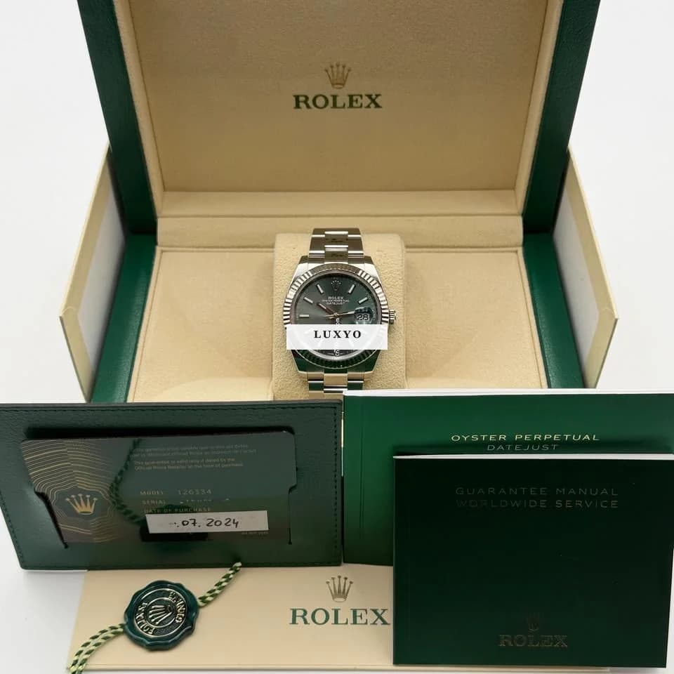 Rolex Datejust 41 JUL. 2024/FULL SET/GOOD CONDITION - Thumbnail 11