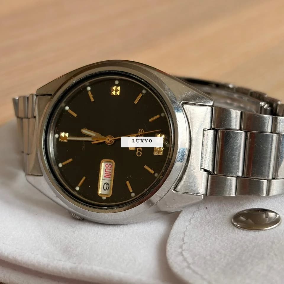 Seiko 5 Ref. Seiko 5 Black Luxary Vintage - Thumbnail 2