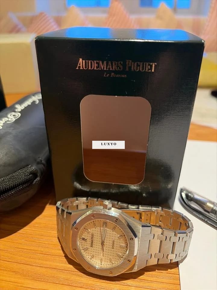 Audemars Piguet Royal Oak Ref. 14790ST White Tapisserie Dial / Mint Condition - Thumbnail 4