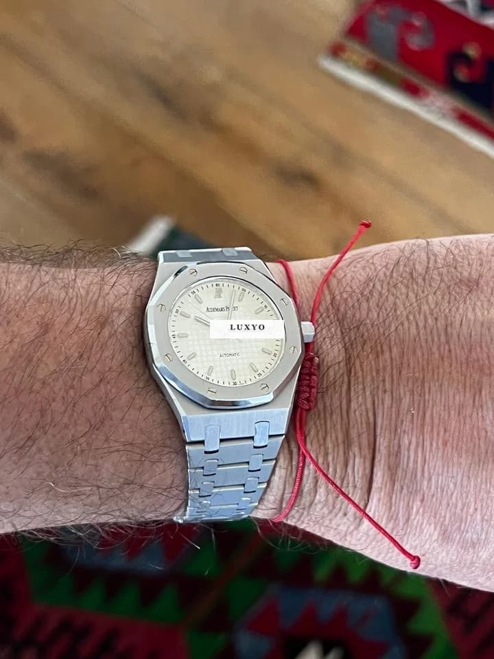 Audemars Piguet Royal Oak Ref. 14790ST White Tapisserie Dial / Mint Condition - Thumbnail 6