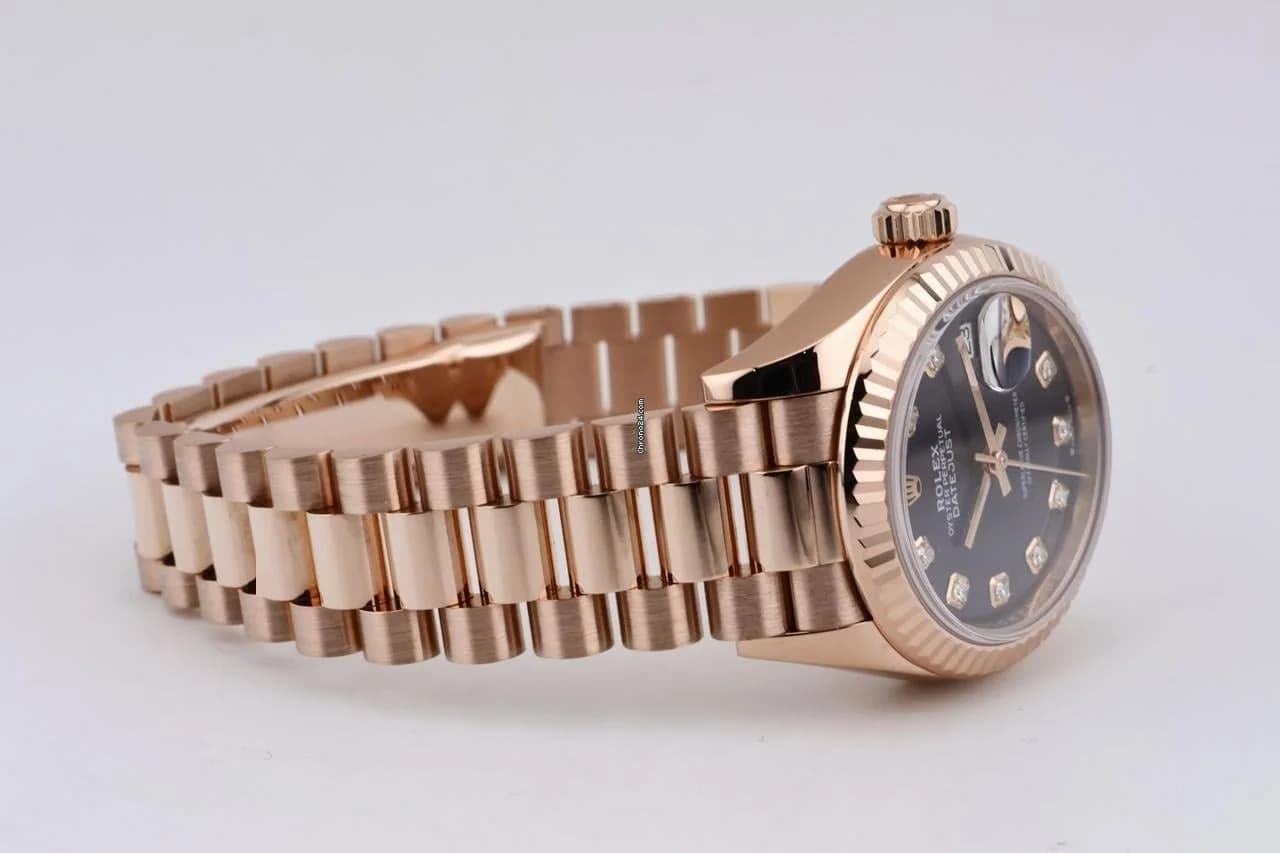 Rolex Datejust Lady 28mm - Aubergine Diamond Dial - Presidental Bracelet - 279175 2020 - Thumbnail 12