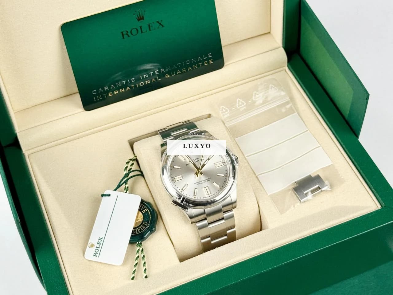 Rolex Oyster Perpetual  Stainless Dial (2025) 2025 FULL SET - Thumbnail 2