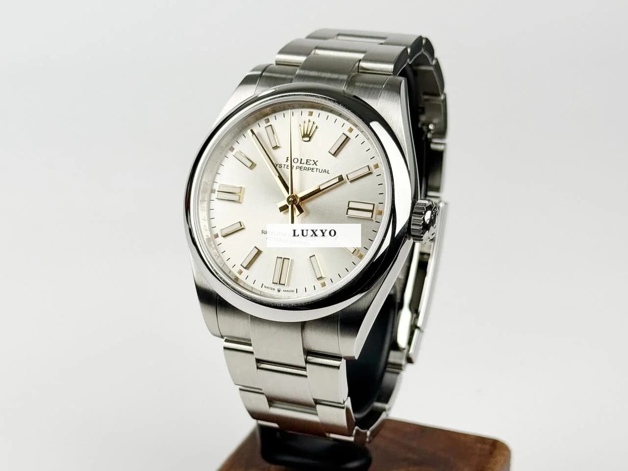 Rolex Oyster Perpetual  Stainless Dial (2025) 2025 FULL SET - Thumbnail 3
