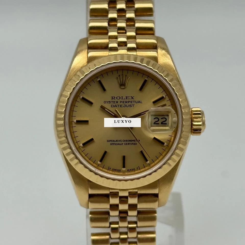 Rolex Lady-Datejust 26mm | 18K-Gelbgold | LC100 - Thumbnail 3