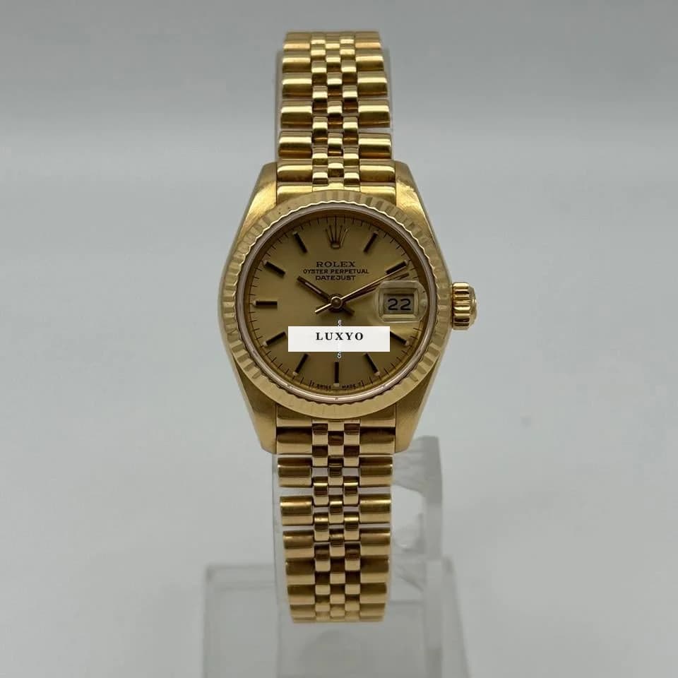 Rolex Lady-Datejust 26mm | 18K-Gelbgold | LC100 - Thumbnail 4