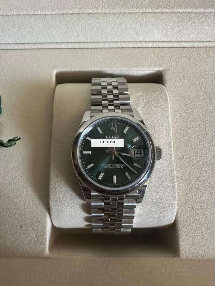 Rolex Datejust 31 Rolex Datejust 31 Green Dial 2025 Full Set – Like New - Thumbnail 6