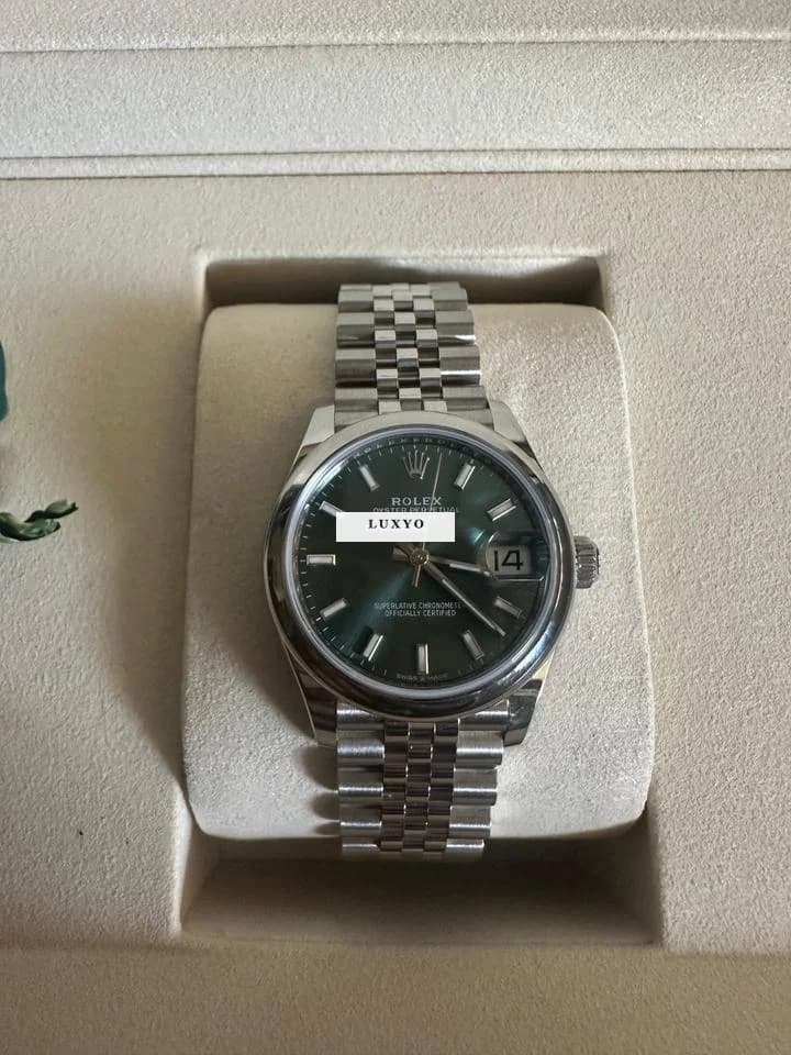 Rolex Datejust 31 Rolex Datejust 31 Green Dial 2025 Full Set – Like New - Thumbnail 7