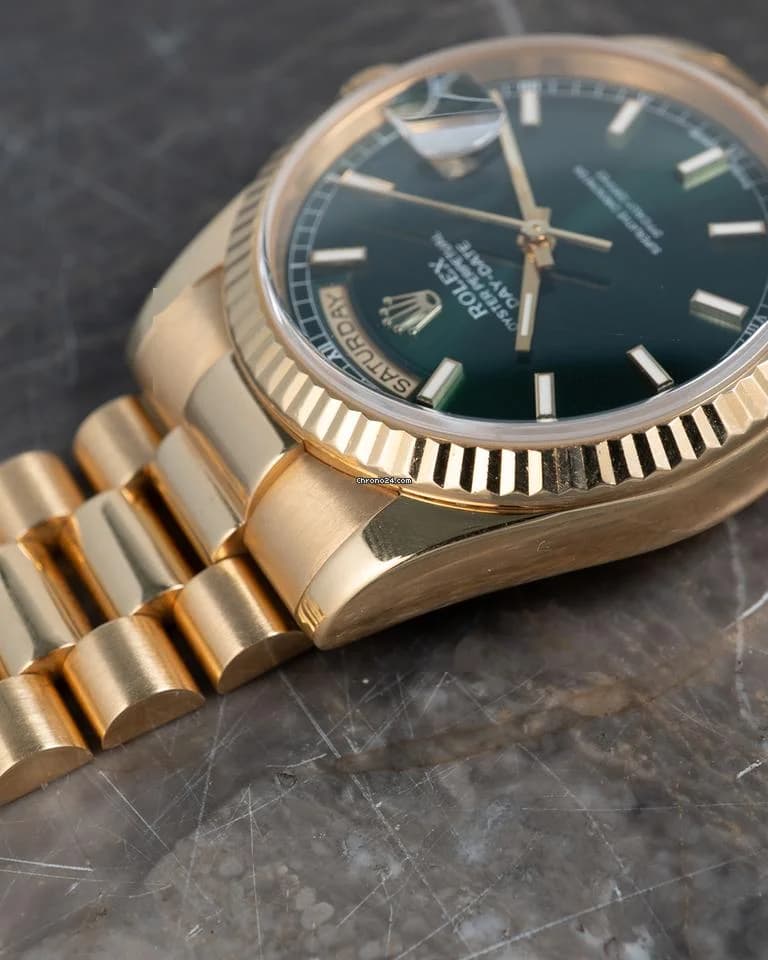 Rolex Day-Date "President" ref 118238, 2001, Full Set, Green Dial - Thumbnail 10