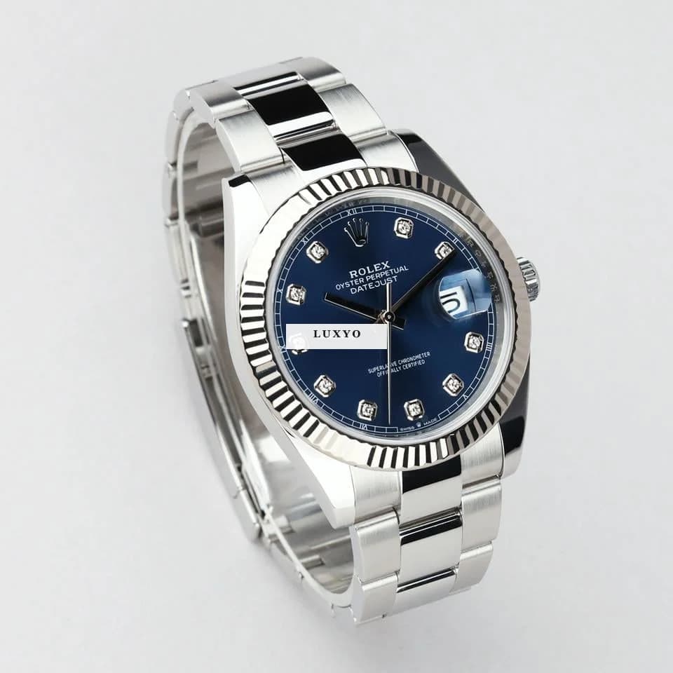 Rolex Datejust 41 Oyster Blue Diamond Dial Service 2026 - Thumbnail 2