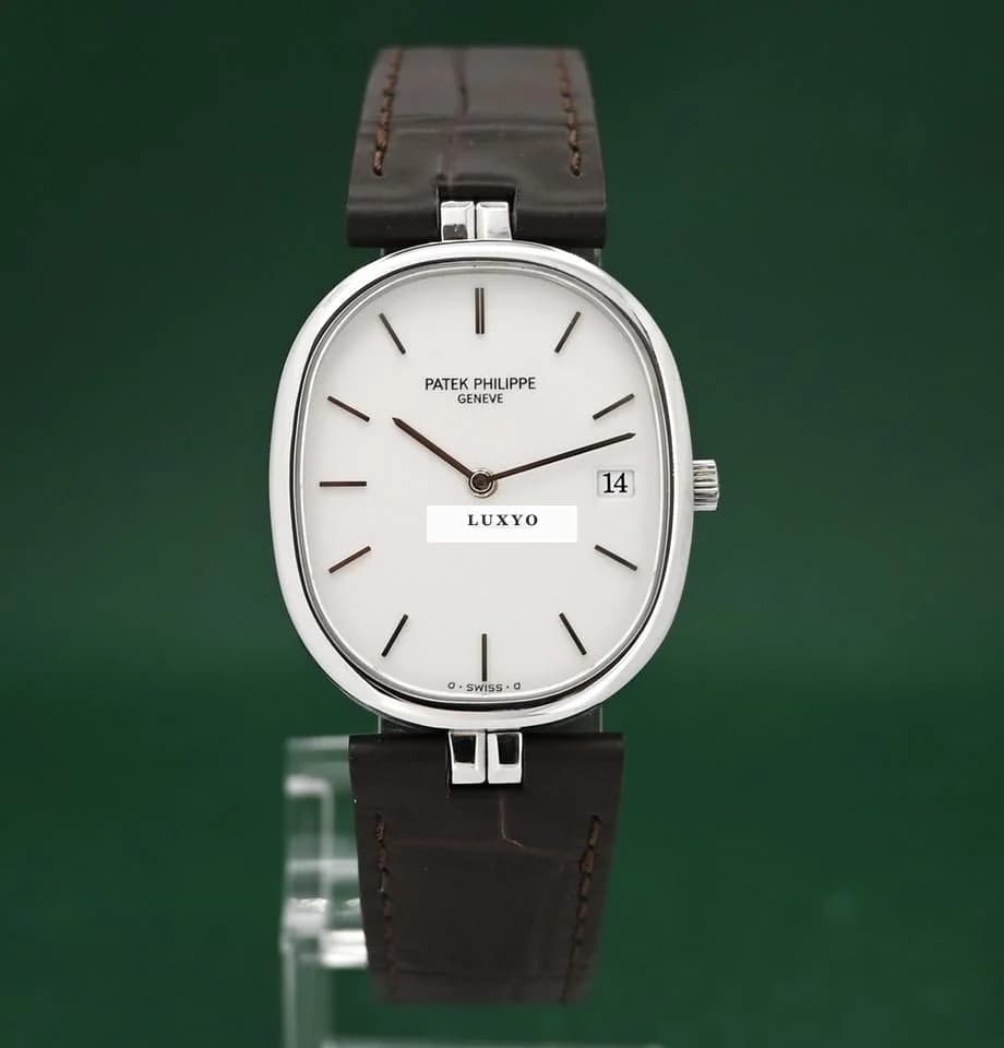 Patek Philippe Ellipse 3930 Very Rare Stainless Steel Cal E23C Date Sigma Dial - Image 1