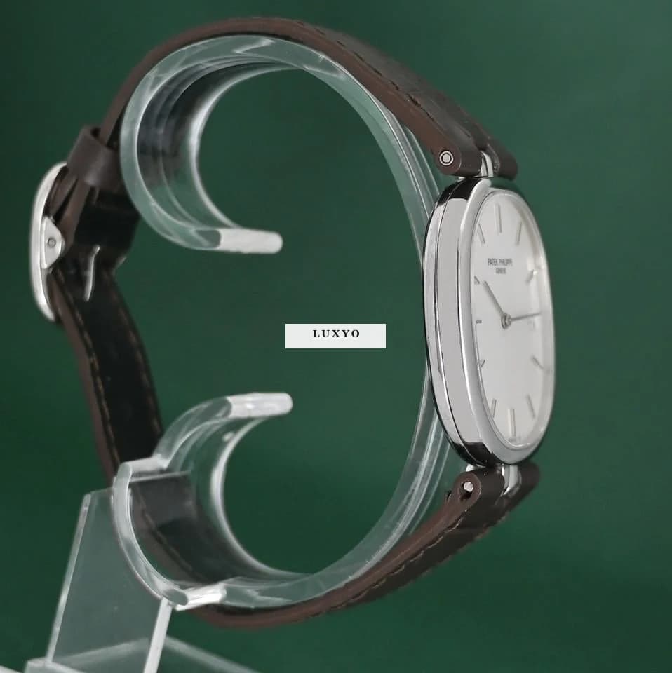 Patek Philippe Ellipse 3930 Very Rare Stainless Steel Cal E23C Date Sigma Dial - Thumbnail 5