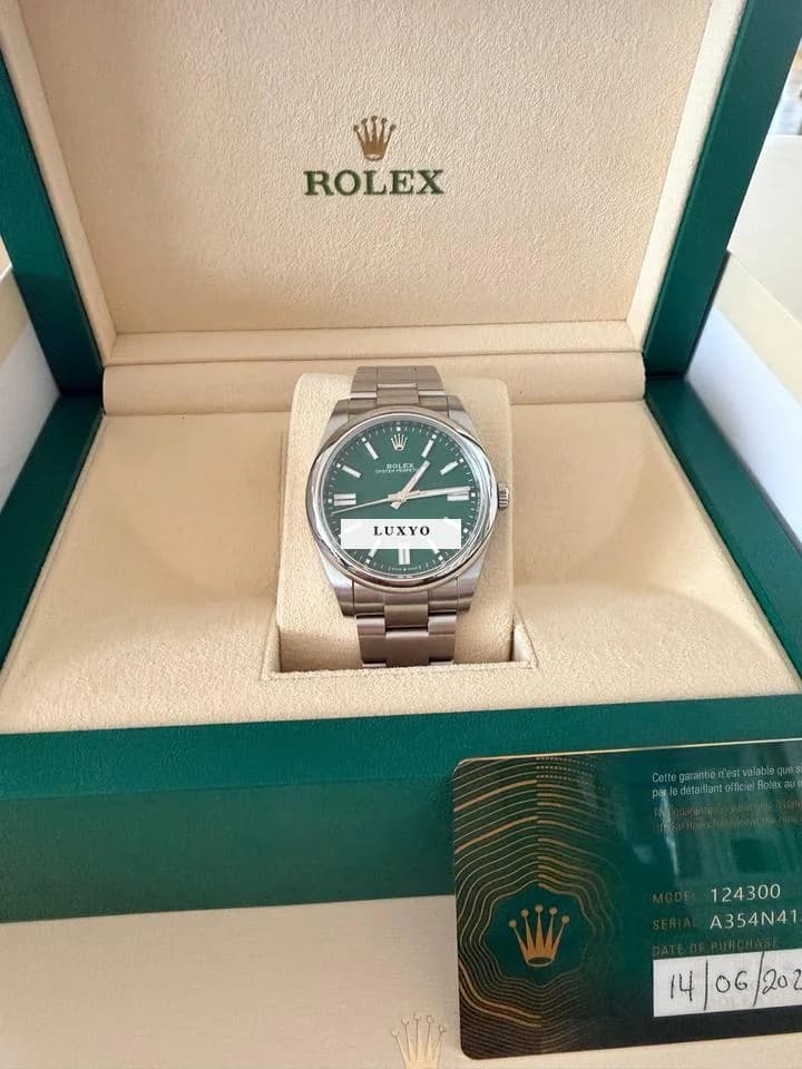 Rolex Oyster Perpetual 41 full set cutie ,card - Image 1