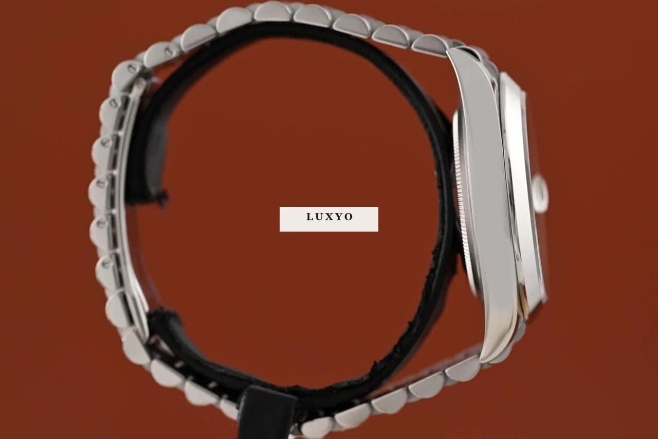 Rolex Day-Date 40 Platin Olive - LC100 08/2022 - Neuwertig - Full Set - Thumbnail 8